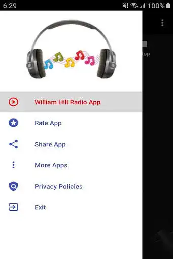 Play William Hill Radio App as an online game William Hill Radio App with UptoPlay