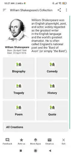 Play William Shakespeare - Complete Collection of Work  and enjoy William Shakespeare - Complete Collection of Work with UptoPlay