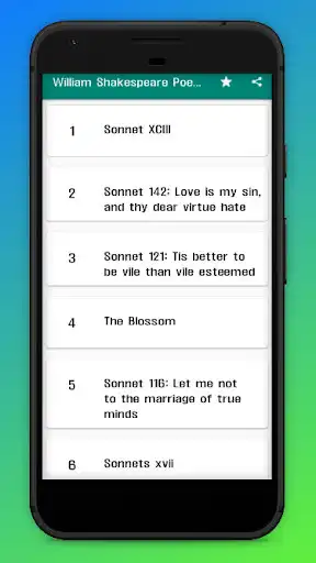 Play William Shakespeare Poems as an online game William Shakespeare Poems with UptoPlay