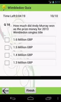 Play Wimbledon Quiz
