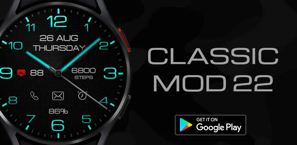Play WIN Classic Mod 22 Watch face  and enjoy WIN Classic Mod 22 Watch face with UptoPlay