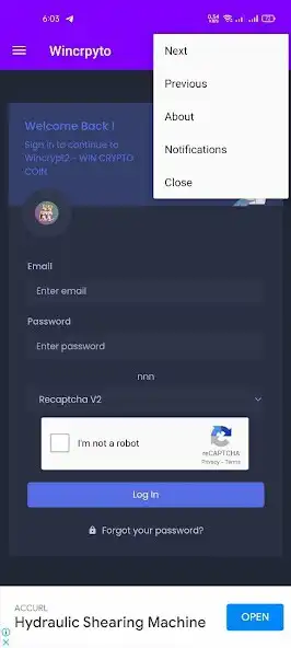 Play wincrypto - Bitcoin Faucet as an online game wincrypto - Bitcoin Faucet with UptoPlay