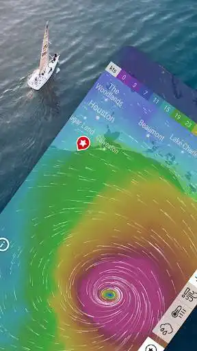 Play Windfinder: Wind  Weather map as an online game Windfinder: Wind  Weather map with UptoPlay