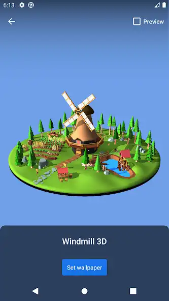 Play Windmill 3D Wallpaper as an online game Windmill 3D Wallpaper with UptoPlay