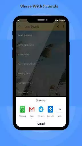 Play Wind Sounds as an online game Wind Sounds with UptoPlay
