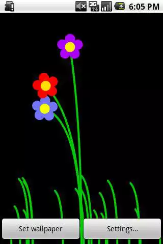 Play Windy Flowers LiveWallpaper