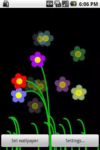 Play Windy Flowers LiveWallpaper