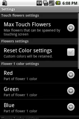 Play Windy Flowers LiveWallpaper