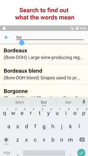 Play Wine Dictionary as an online game Wine Dictionary with UptoPlay