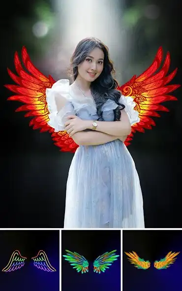 Play Wings for photo feather editor  and enjoy Wings for photo feather editor with UptoPlay