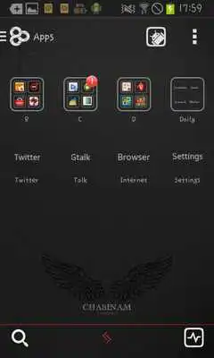 Play Wings Go Launcher theme