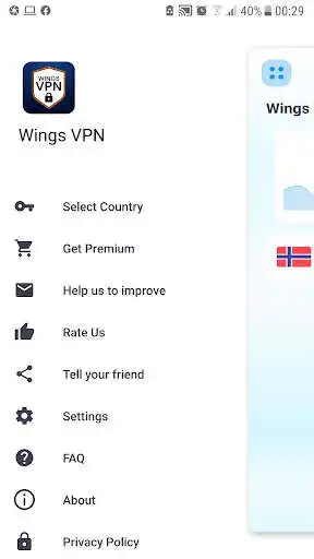 Play Wings VPN as an online game Wings VPN with UptoPlay