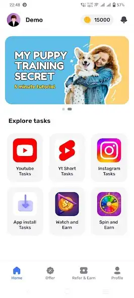 Play Win Karo : Watch And Earn as an online game Win Karo : Watch And Earn with UptoPlay