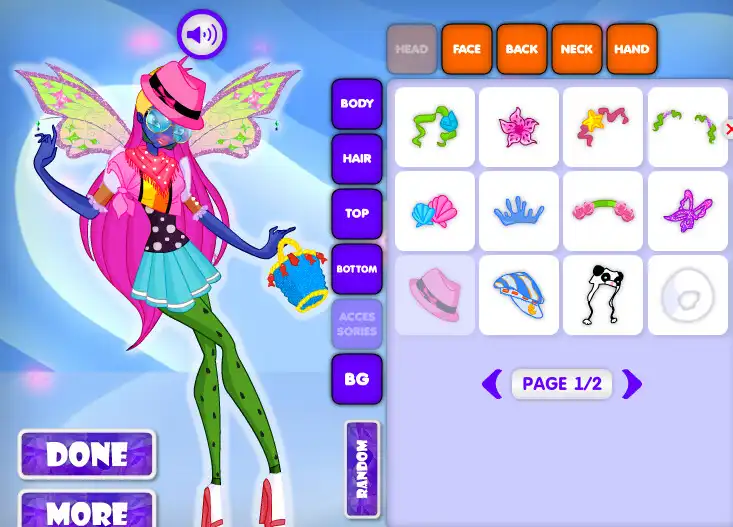 Play Winks Club Dress Up Dolls  and enjoy Winks Club Dress Up Dolls with UptoPlay