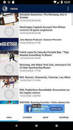 Play Winnipeg Hockey - Jets Edition  and enjoy Winnipeg Hockey - Jets Edition with UptoPlay