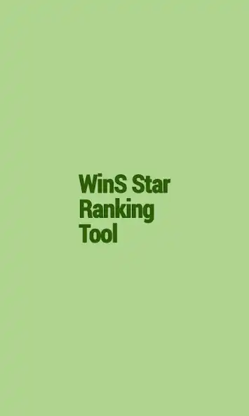 Play WinS Star Ranking Tool  and enjoy WinS Star Ranking Tool with UptoPlay