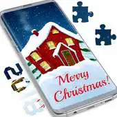 Free play online Winter Cabin Puzzle Game APK