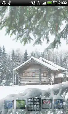 Play winter cabin wallpaper Play winter cabin wallpaper