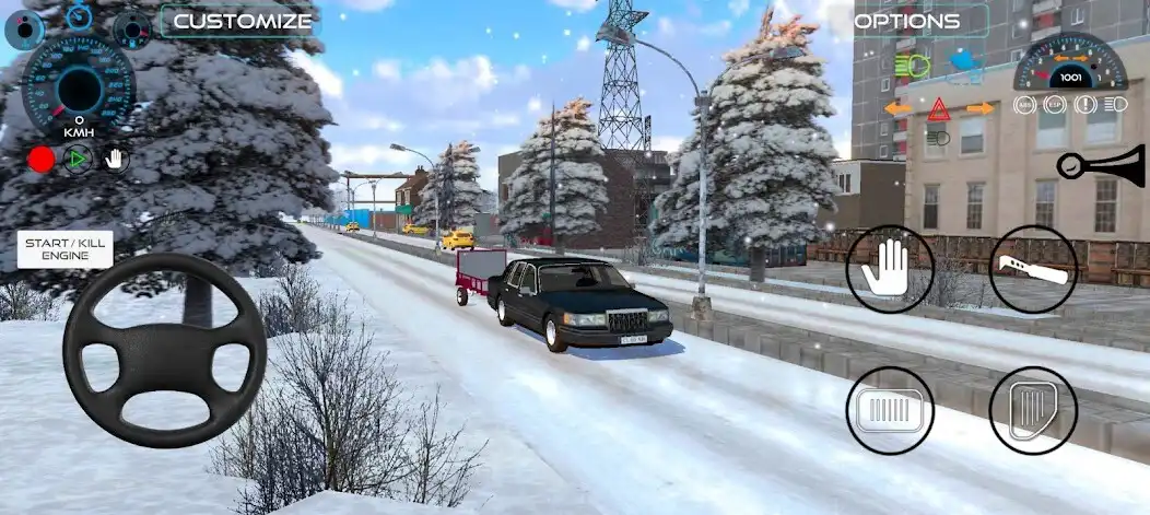 Play Winter Car Sim as an online game Winter Car Sim with UptoPlay