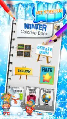 Play Winter Coloring Book