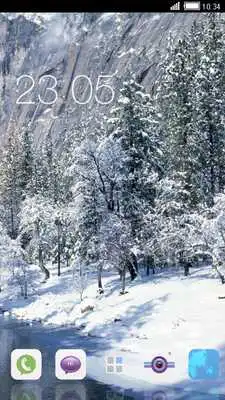 Play Winter Day CLauncher Theme
