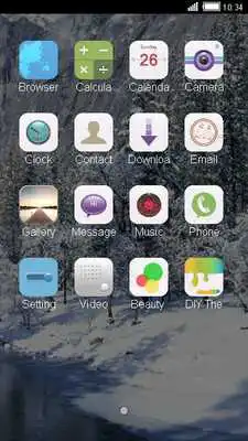 Play Winter Day CLauncher Theme