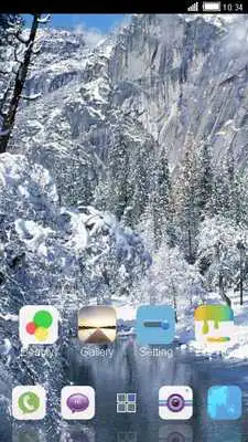 Play Winter Day CLauncher Theme