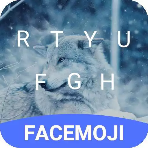 Free play online Winter Direwolf Emoji Keyboard Theme for GOT 7  APK