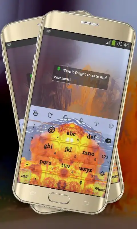 Play Winter Explosion Keypad Layout