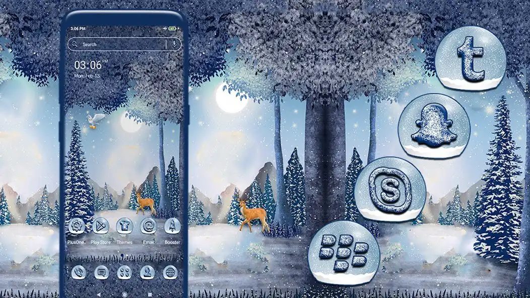 Play Winter Forest Theme  and enjoy Winter Forest Theme with UptoPlay
