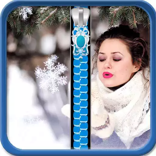 Free play online Winter Girl Zipper Lock Screen APK