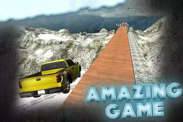 Play Winter Hill Climb Racing Truck