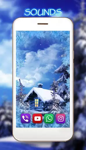 Play Winter House live wallpaper