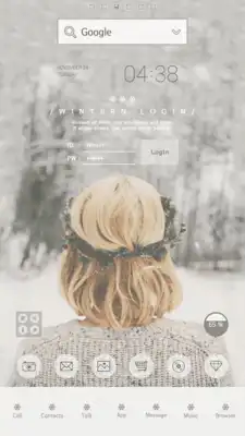 Play WinterLogin DodolLauncherTheme