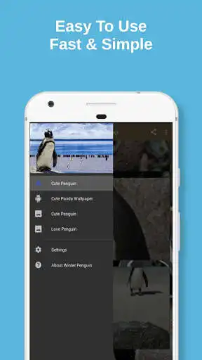 Play Winter Penguin Wallpaper as an online game Winter Penguin Wallpaper with UptoPlay