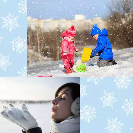 Free play online Winter Photo Collage  APK