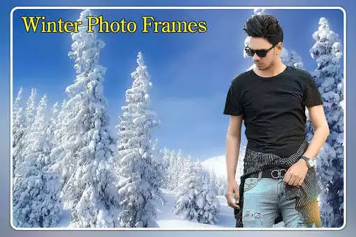 Play Winter Photo Frame as an online game Winter Photo Frame with UptoPlay
