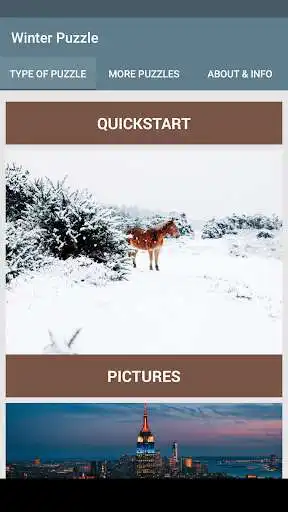 Play Winter puzzle  and enjoy Winter puzzle with UptoPlay