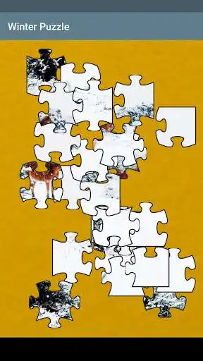 Play Winter puzzle as an online game Winter puzzle with UptoPlay