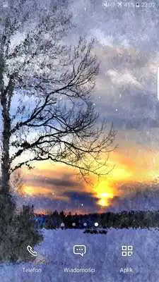 Play Winter Scenery Live Wallpaper