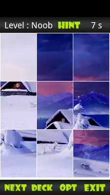 Play Winter Sliding Puzzle