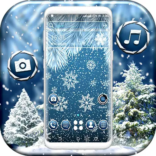 Play Winter Snowflake Launcher Theme APK