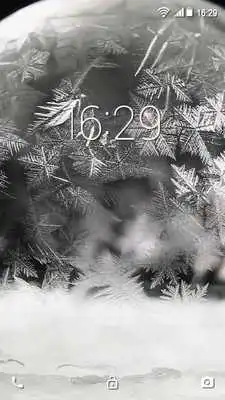 Play Winter Snow Freezes Bubble LWP