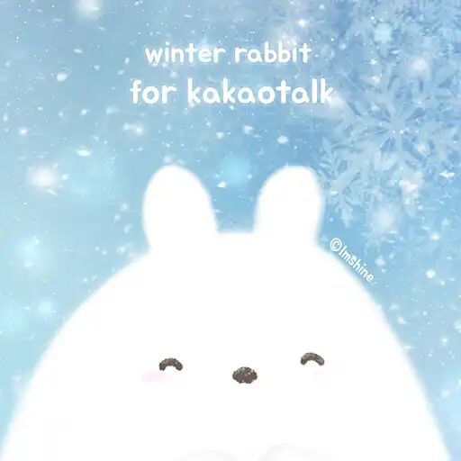 Play Winter snow rabbit theme APK
