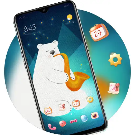 Play Winter snowy season bear blow theme APK Play Winter snowy season bear blow theme APK