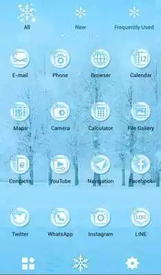 Play Winter Wallpaper Snow Tree Theme