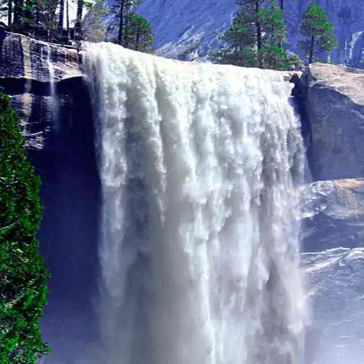Free play online Winter Waterfall livewallpaper APK