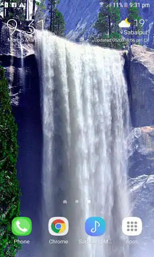 Play Winter Waterfall livewallpaper Play Winter Waterfall livewallpaper