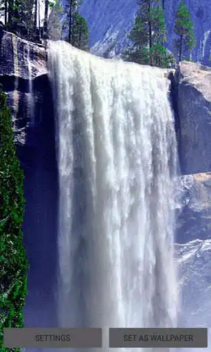 Play Winter Waterfall livewallpaper Play Winter Waterfall livewallpaper