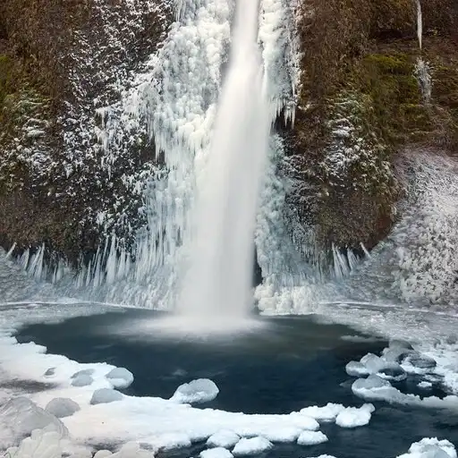 Play Winter Waterfalls Wallpaper APK Play Winter Waterfalls Wallpaper APK